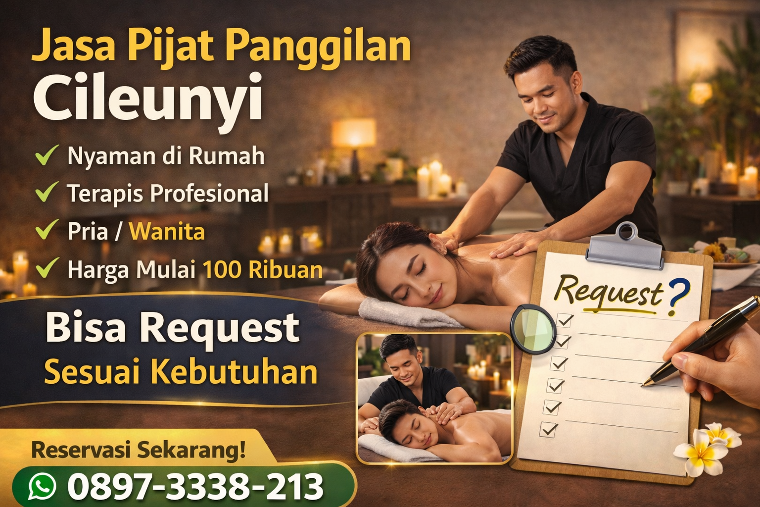 Pijat Panggilan Cileunyi